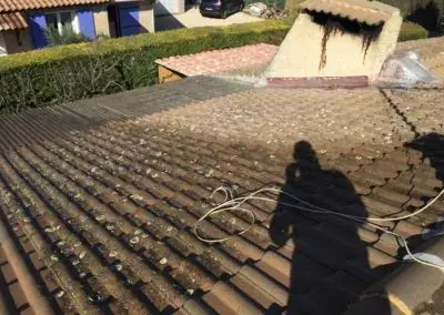 Toiture nettoyée dans le Vaucluse